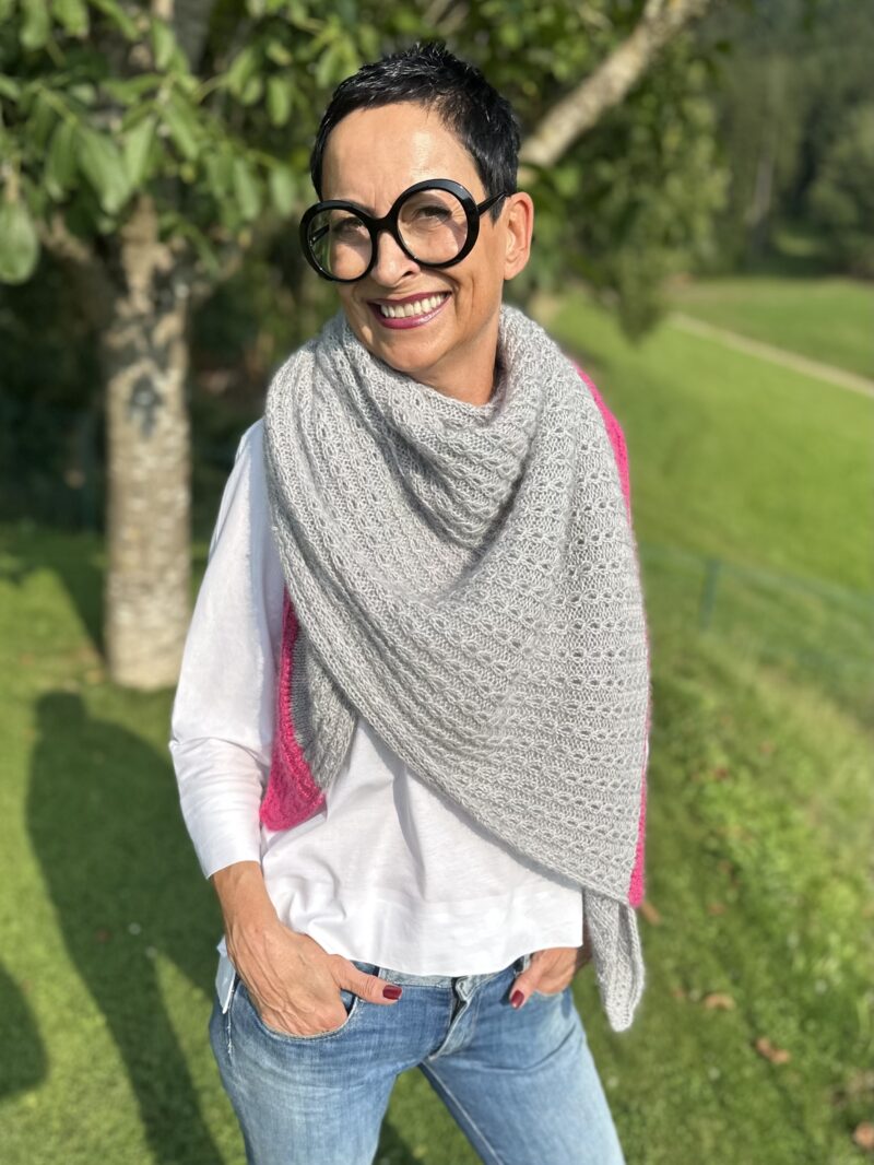 ROS-Vneck-Shawl - zweifarbig