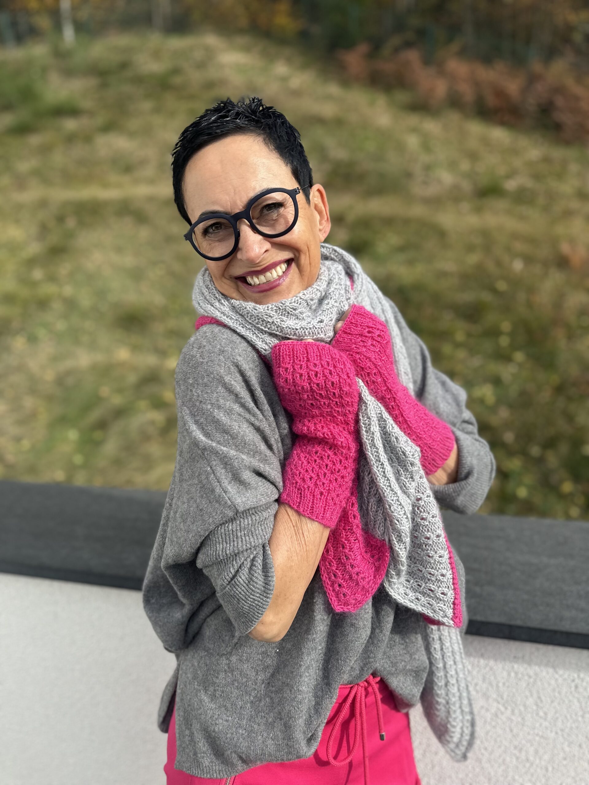 Garnpaket: ROS fingerless mittens (Handstulpen) – Bild 3