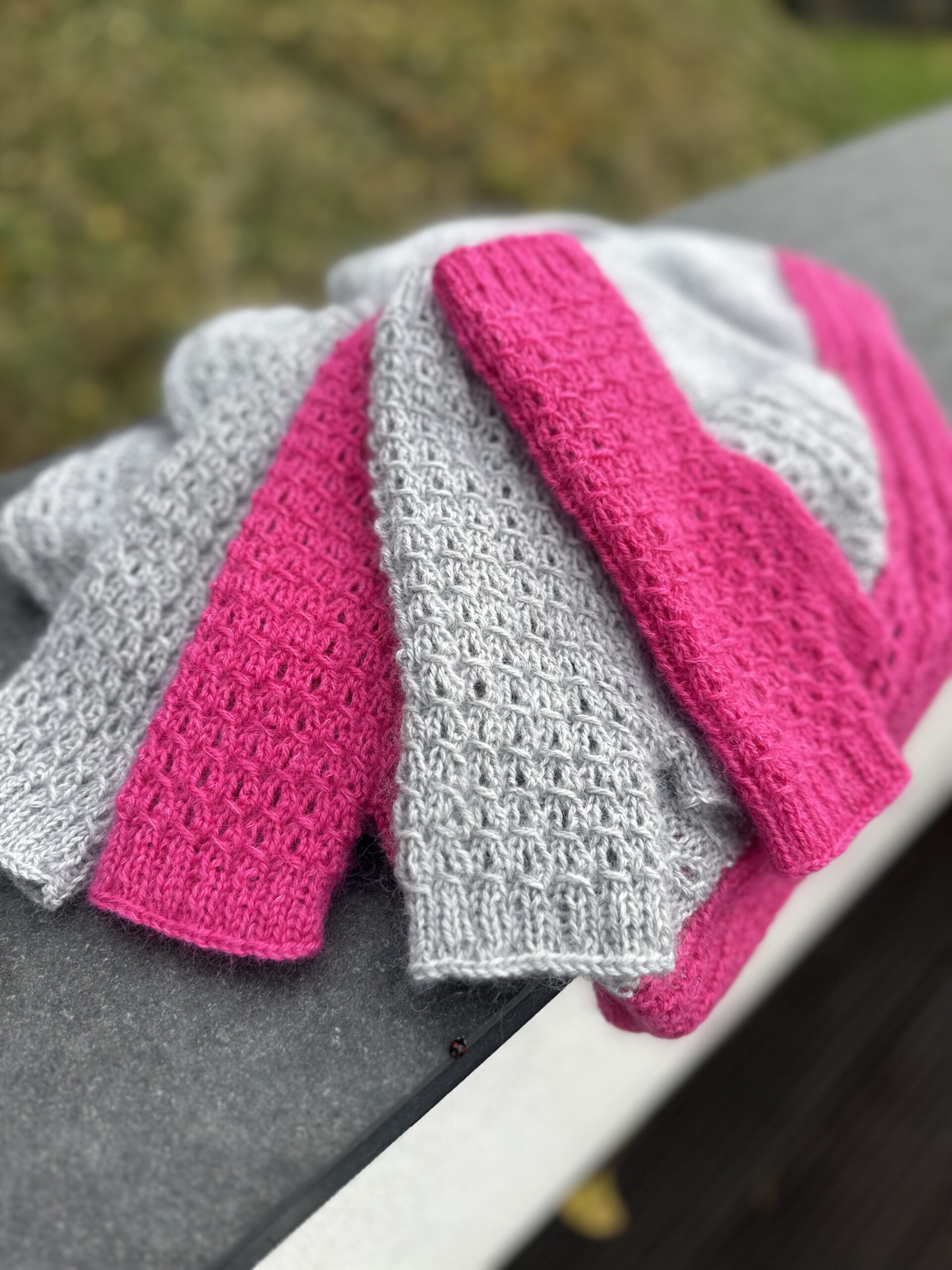 Garnpaket: ROS fingerless mittens (Handstulpen) – Bild 8