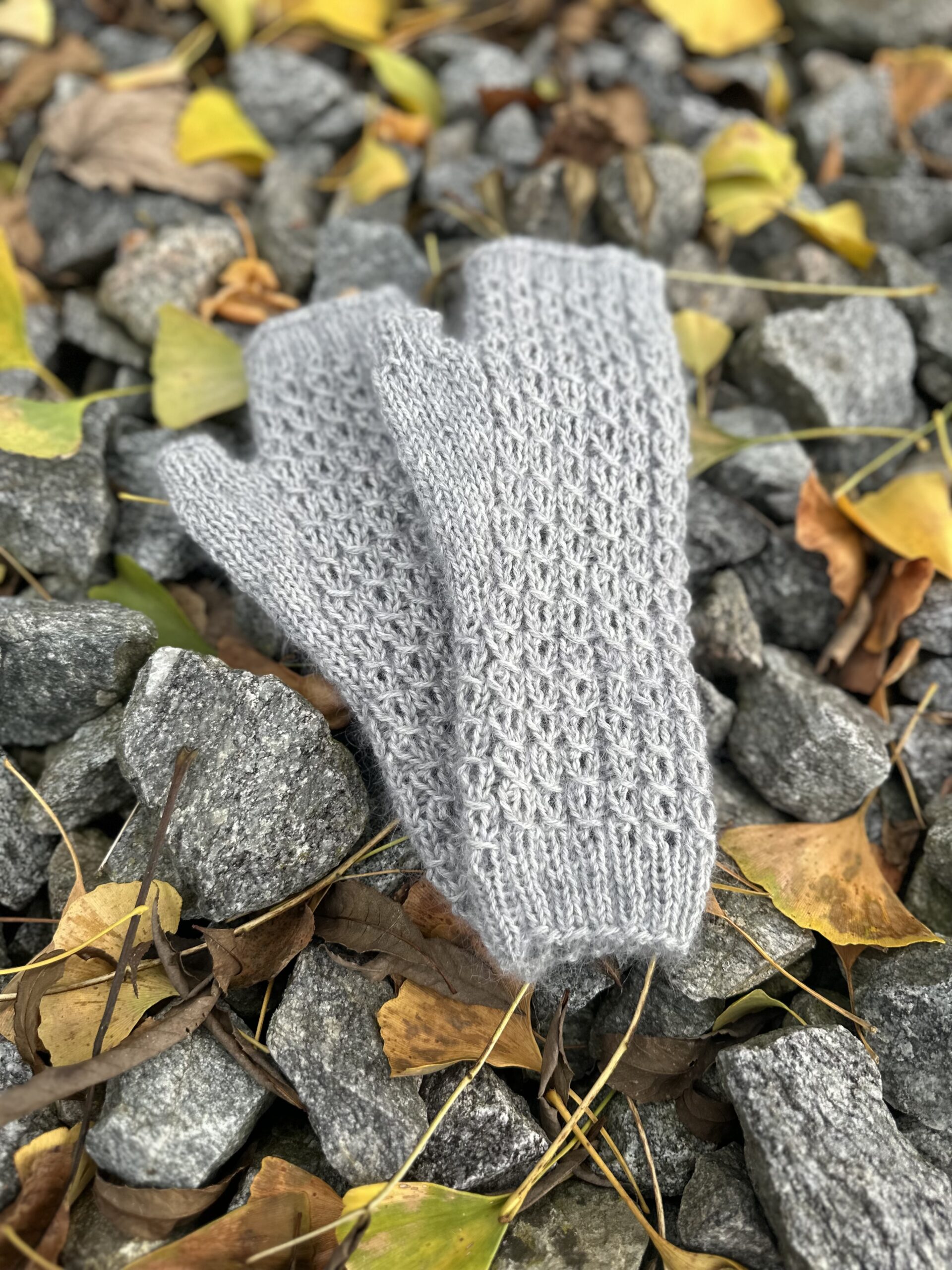 Garnpaket: ROS fingerless mittens (Handstulpen) – Bild 5