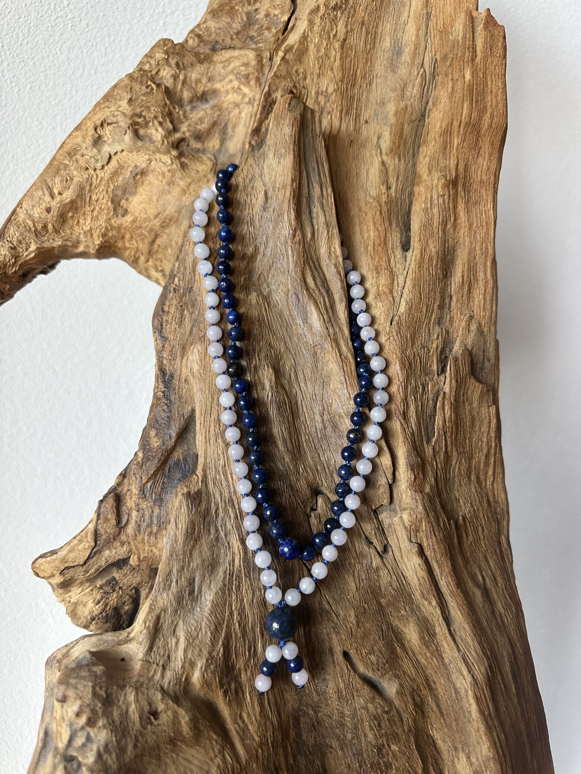 Mala LAPISLAZULI - ROSENQUARZ 6 mm