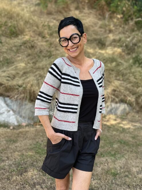 TALISA Cardigan, dt. / engl.